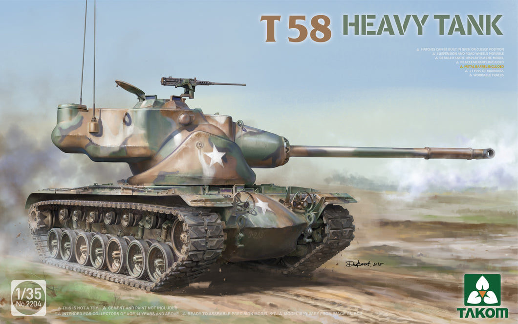 1/35 T58 Heavy Tank - Hobby Sense