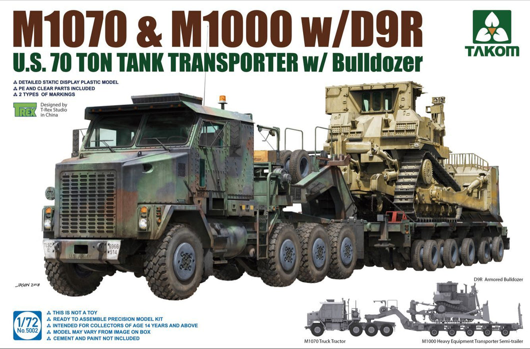 1/72 M1070 & M1000 w/D9R - Hobby Sense