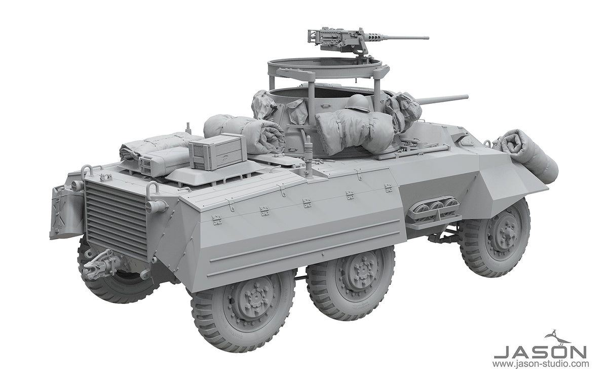 1/16 U.S. M8 Greyhound Accessory Set, RESIN+3D, Vehicle NOT Included - Hobby Sense