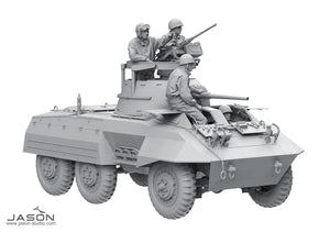 1/16 US M8 Greyhound Crew, RESIN - Hobby Sense