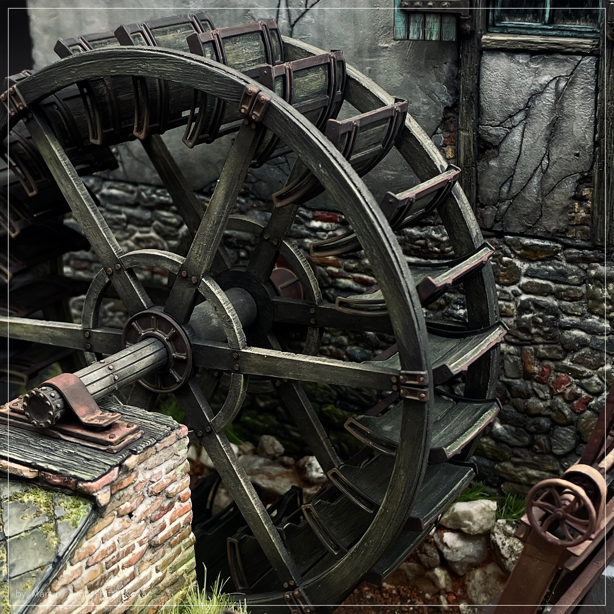 RT Diorama 1/35 Waterwheel - Hobby Sense