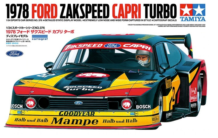 Tamiya 1/24 1978 Ford Zakspeed Capri Turbo - Hobby Sense