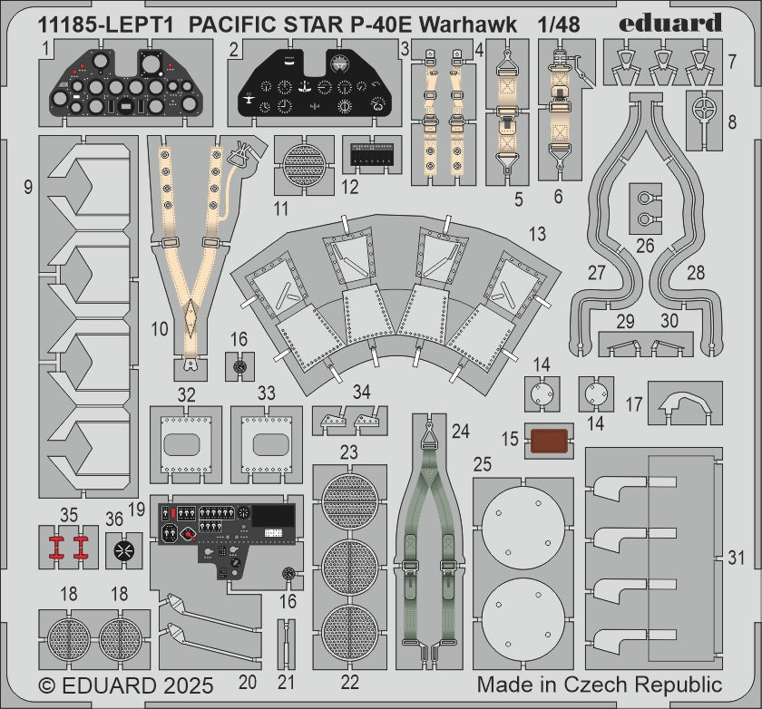 1/48 Pacific Star P40E Warhawk Ltd Edition Dual Combo - Hobby Sense