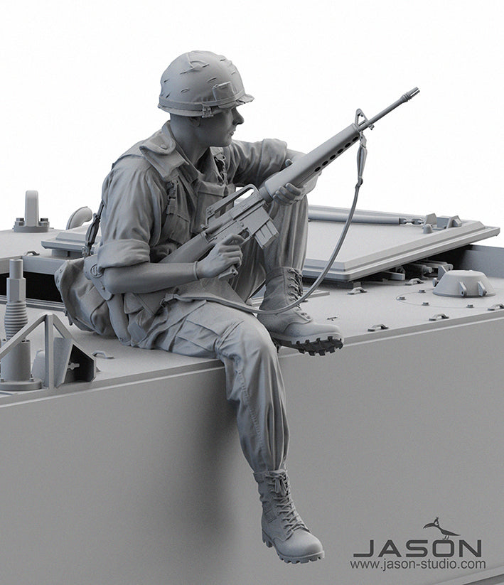 1/16 US Army Infantryman Figure, RESIN&3D - Hobby Sense