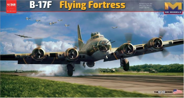 1/32 B17F Flying Fortress - Hobby Sense