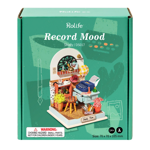 Record Mood DIY Miniature House - Hobby Sense