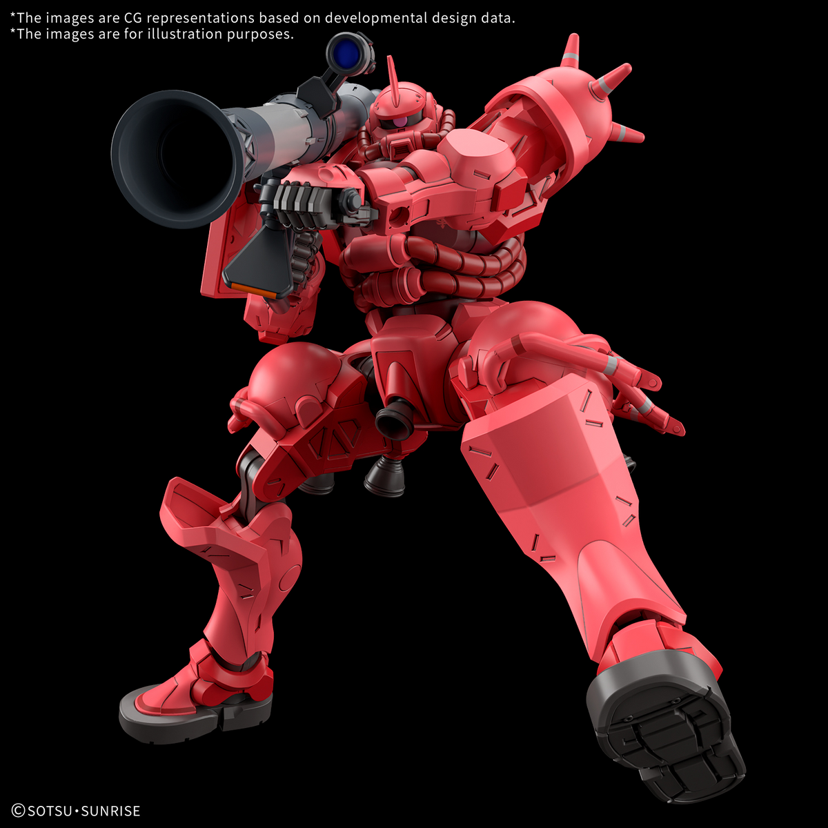 Bandai HG 1/144 Char's Zaku (GQ) - Hobby Sense