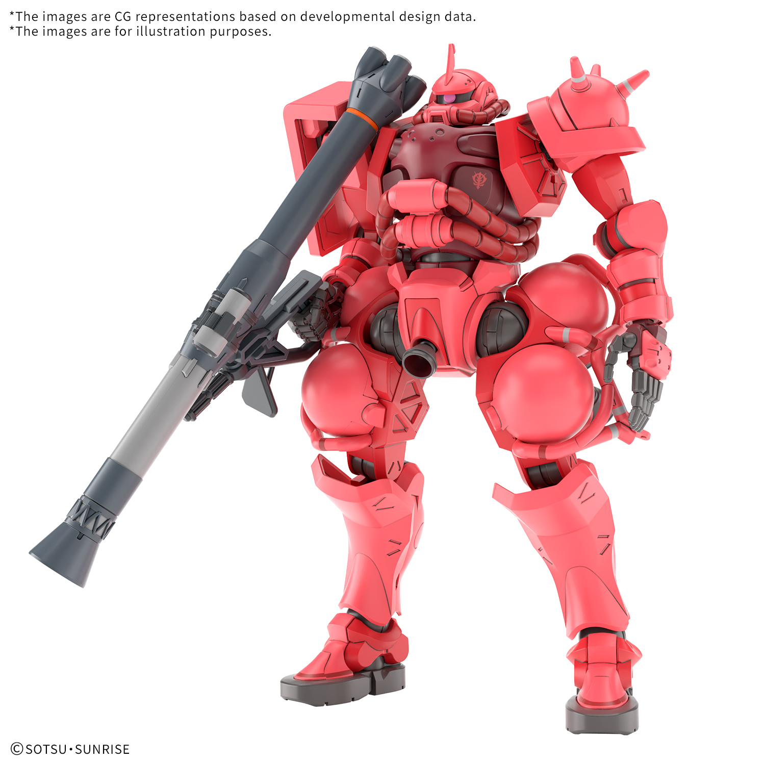 Bandai HG 1/144 Char's Zaku (GQ) - Hobby Sense