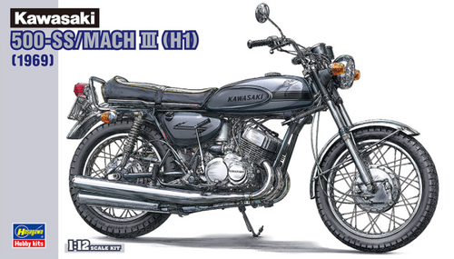 1/12 1969 Kawasaki 500-SS/MACH III (H1) - Hobby Sense