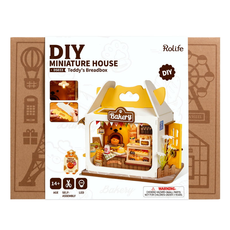 Teddy’s Breadbox DIY Miniature House - Hobby Sense