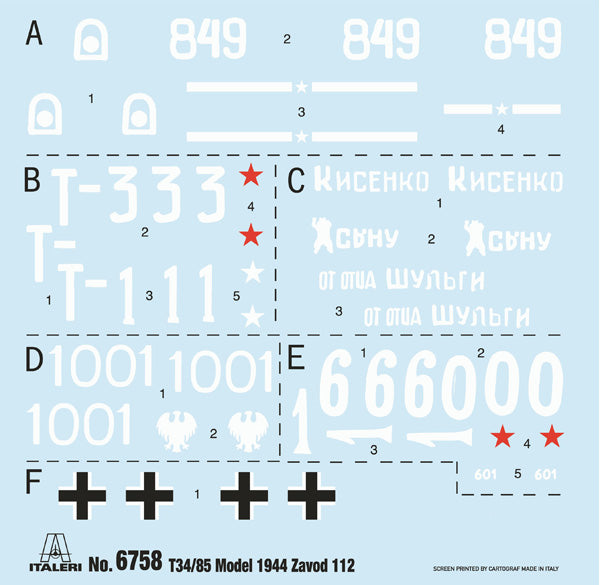 1/35 T34/85 Zavod 112 - 1944 - Hobby Sense