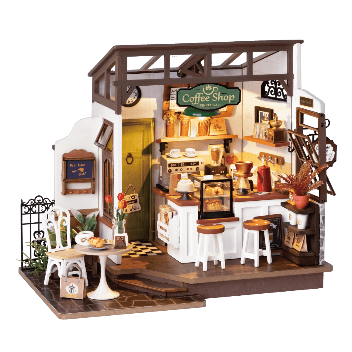 No. 17 Cafe DIY Miniature House Kit - Hobby Sense