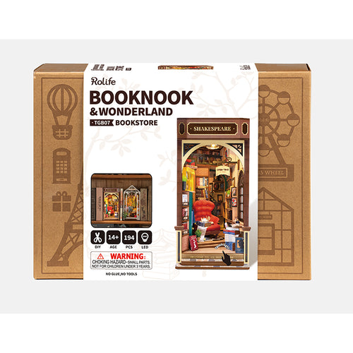 Bookstore DIY Book Nook Shelf Insert Kit - Hobby Sense