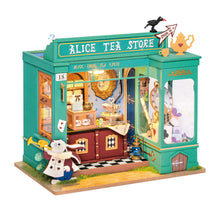 Alice's Tea Store DIY Miniature House Kit - Hobby Sense
