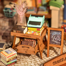 Corner Bookstore DIY Miniature House - Hobby Sense