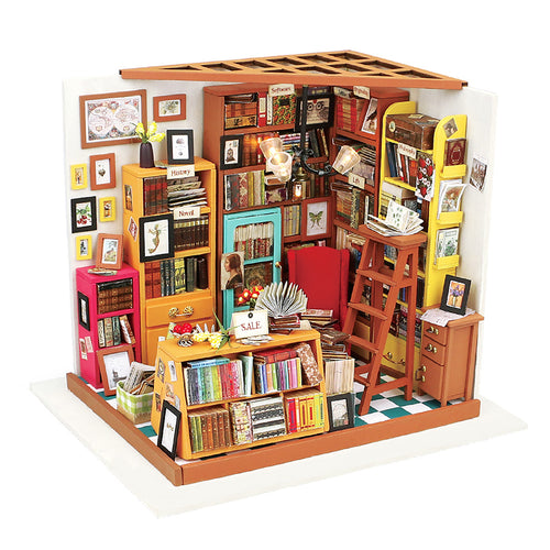 Sam's Study, DIY Miniature House Kit - Hobby Sense