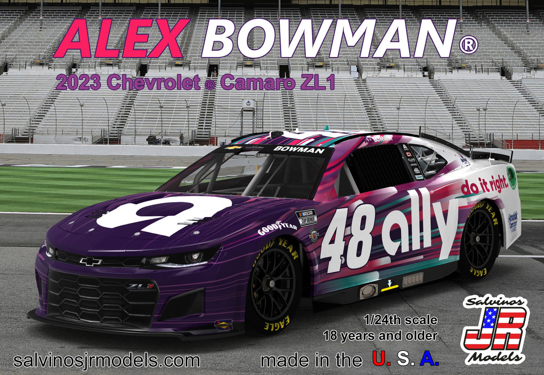 1/24 Hendrick Motorsports, Alex Bowman 2023 Chevrolet Camaro Primary - Hobby Sense