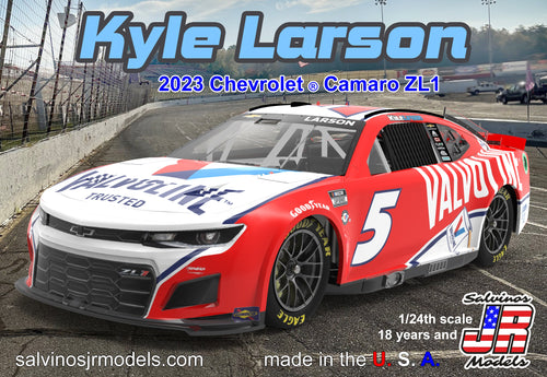 1/24 Kyle Larson 2023 Next Gen. Valvoline Chevrolet Camaro - Hobby Sense