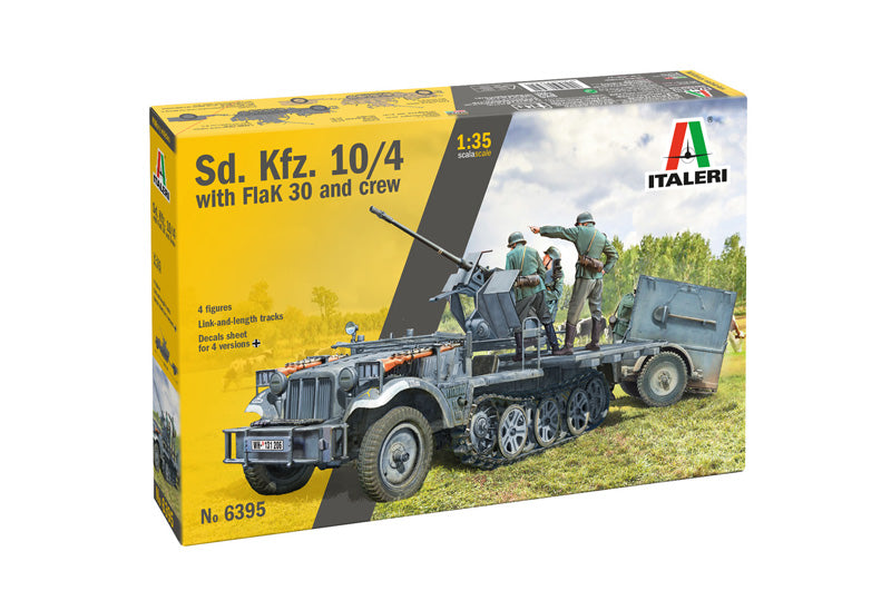 1/35 Sd.Kfz. 10/4 with FlaK 30 and crew - Hobby Sense