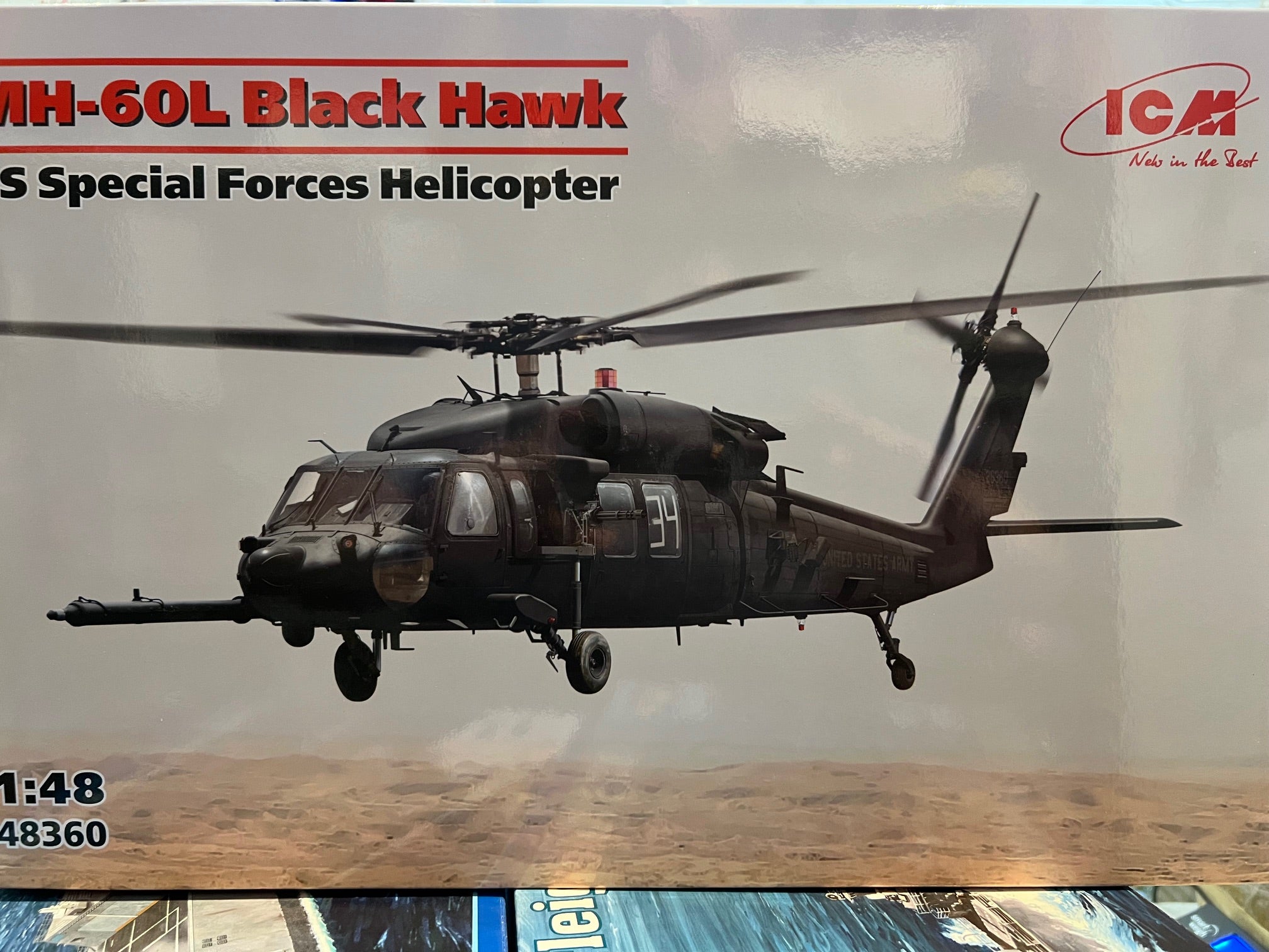 1/48 MH-60L Black Hawk US Special Forces Helicopter - Hobby Sense