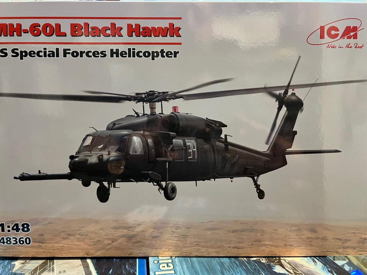 1/48 MH-60L Black Hawk US Special Forces Helicopter - Hobby Sense
