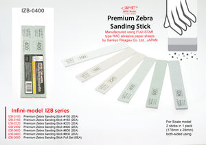 Selection of Infini Premium Zebra Sanding Sticks - Hobby Sense
