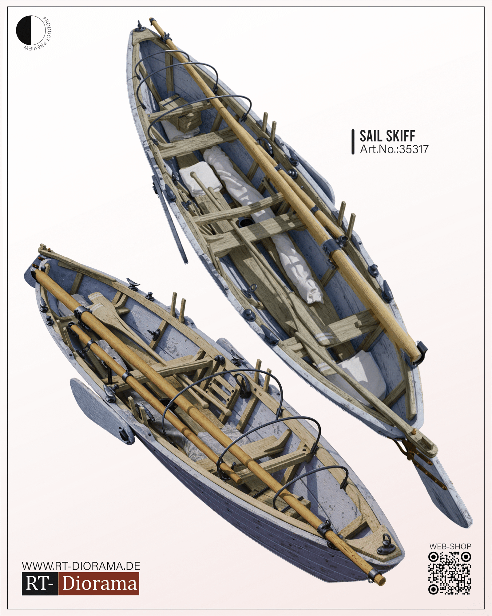 RT Diorama 1/35 Sail Skiff - Hobby Sense