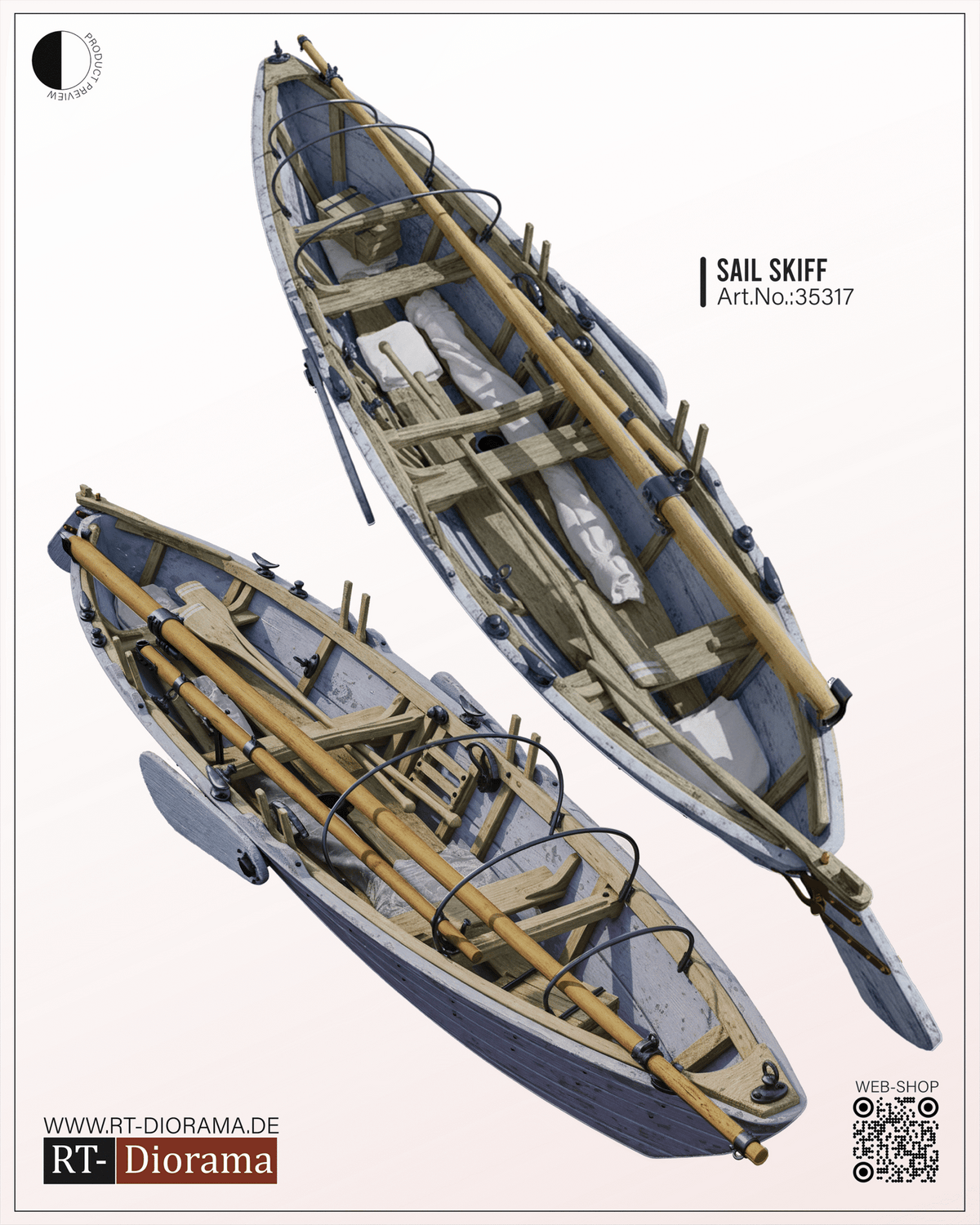 RT Diorama 1/35 Sail Skiff - Hobby Sense