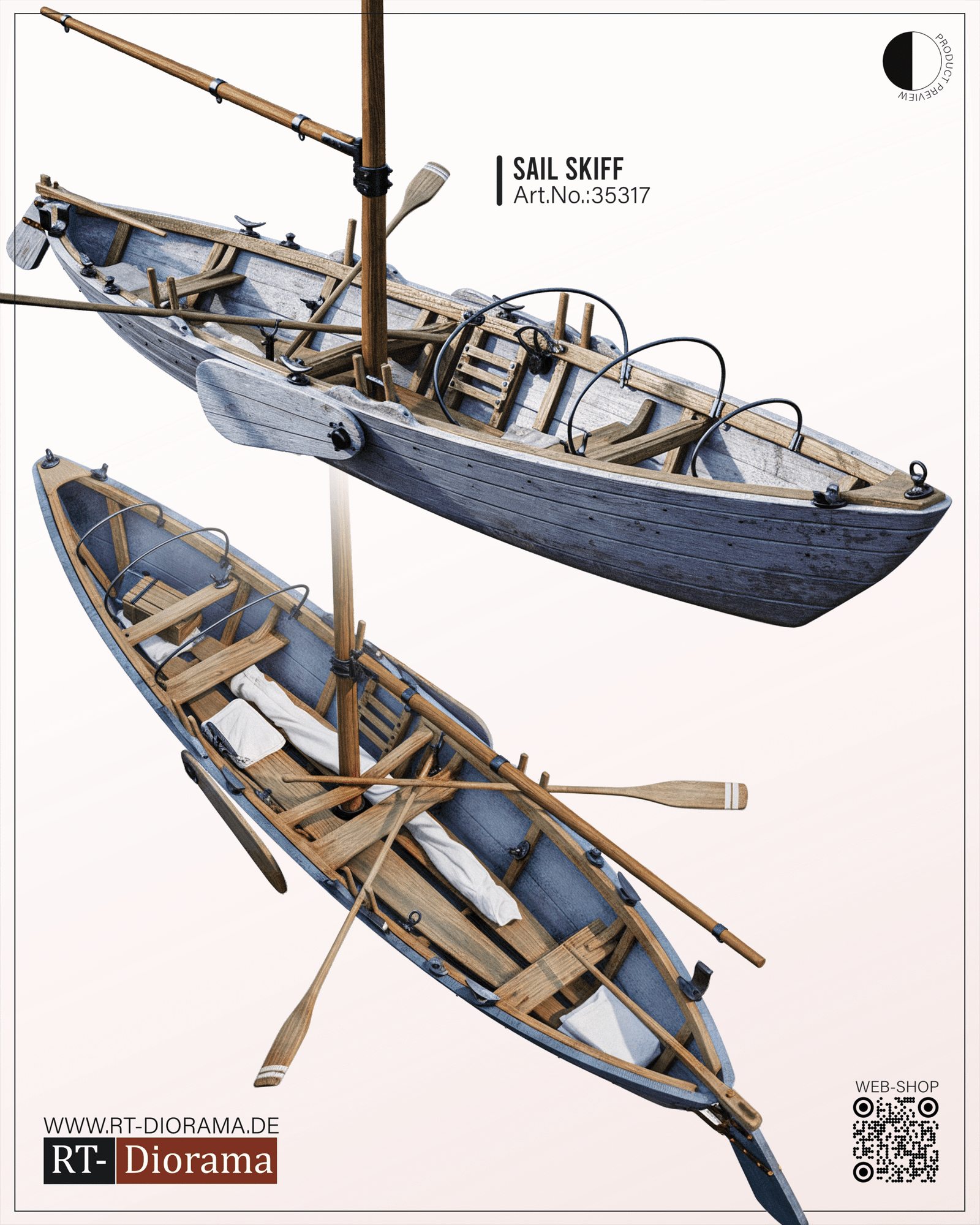 RT Diorama 1/35 Sail Skiff - Hobby Sense
