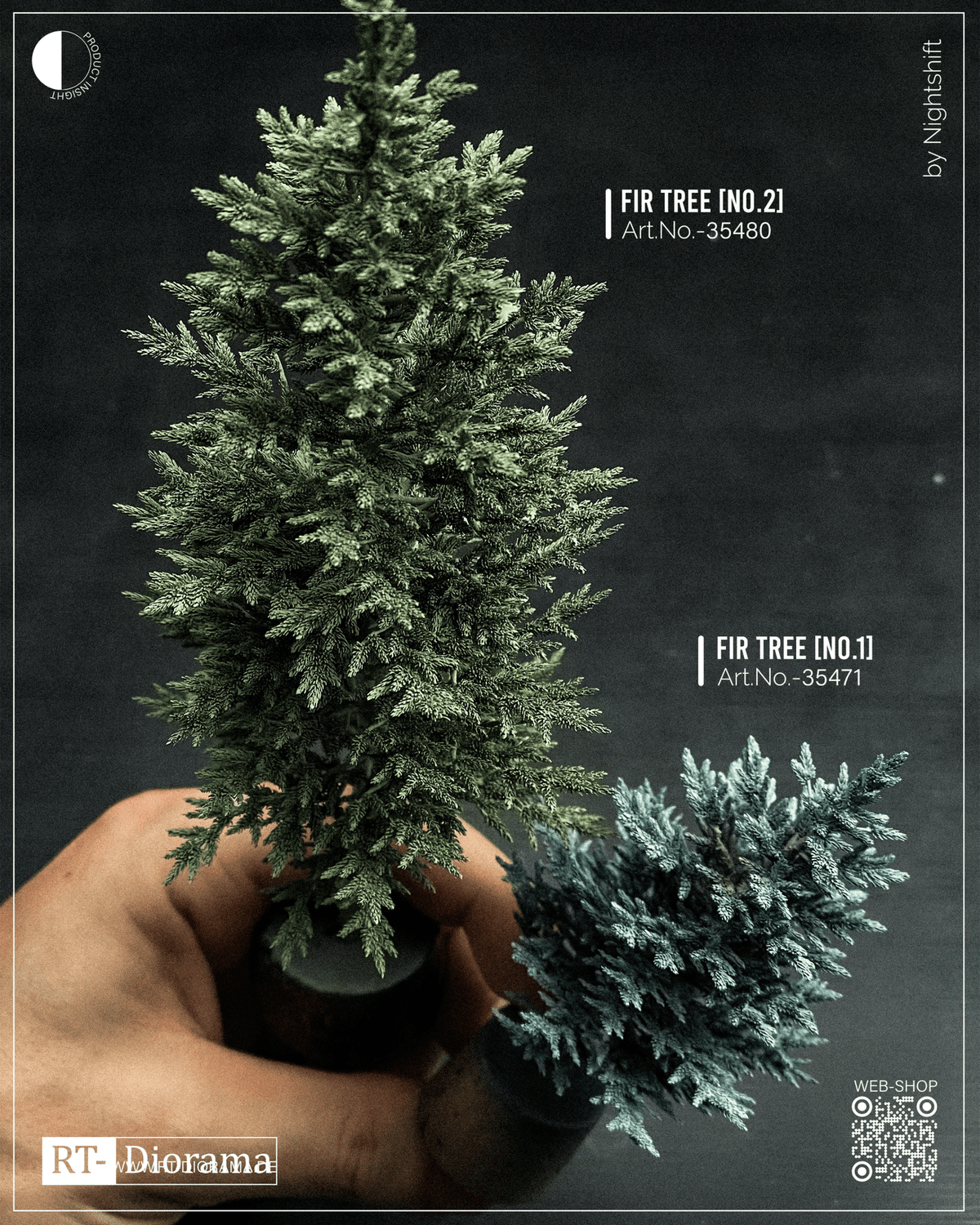 RT Diorama 1/35 Fir Tree (type 2) - Hobby Sense