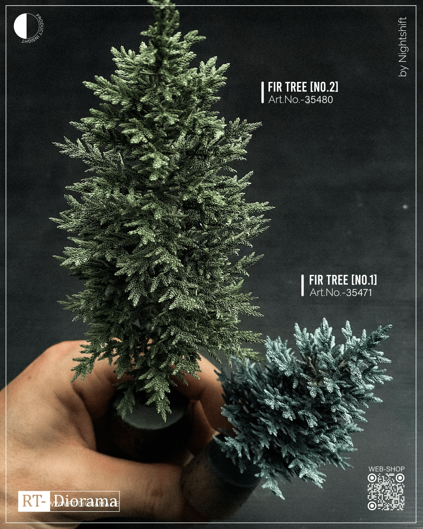 RT Diorama 1/35 Fir Tree (type 1) - Hobby Sense