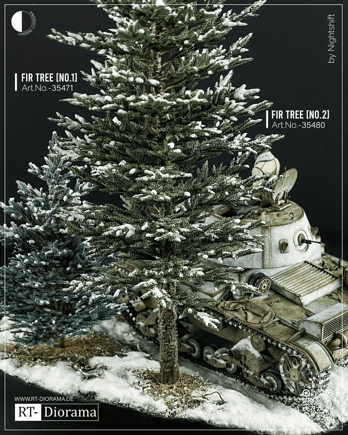 RT Diorama 1/35 Fir Tree (type 2) - Hobby Sense