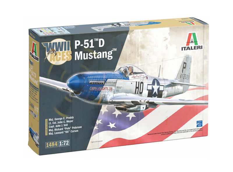 1/72 North American P51D Mustang USAAF Aces - Hobby Sense