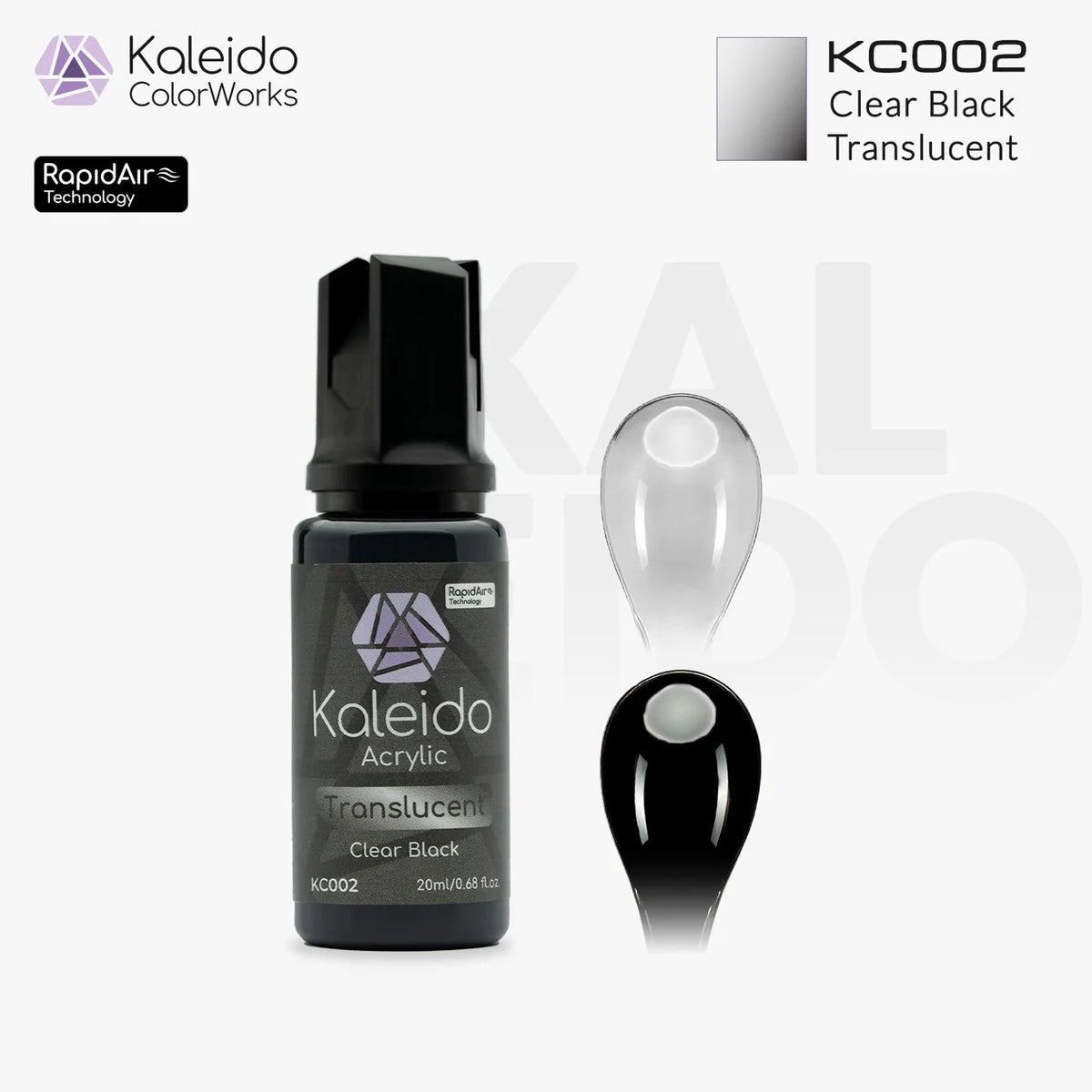 Selection of Kaleido Gaahleri Airbrush Paints (Gloss, Matt, Clear, Metallics)