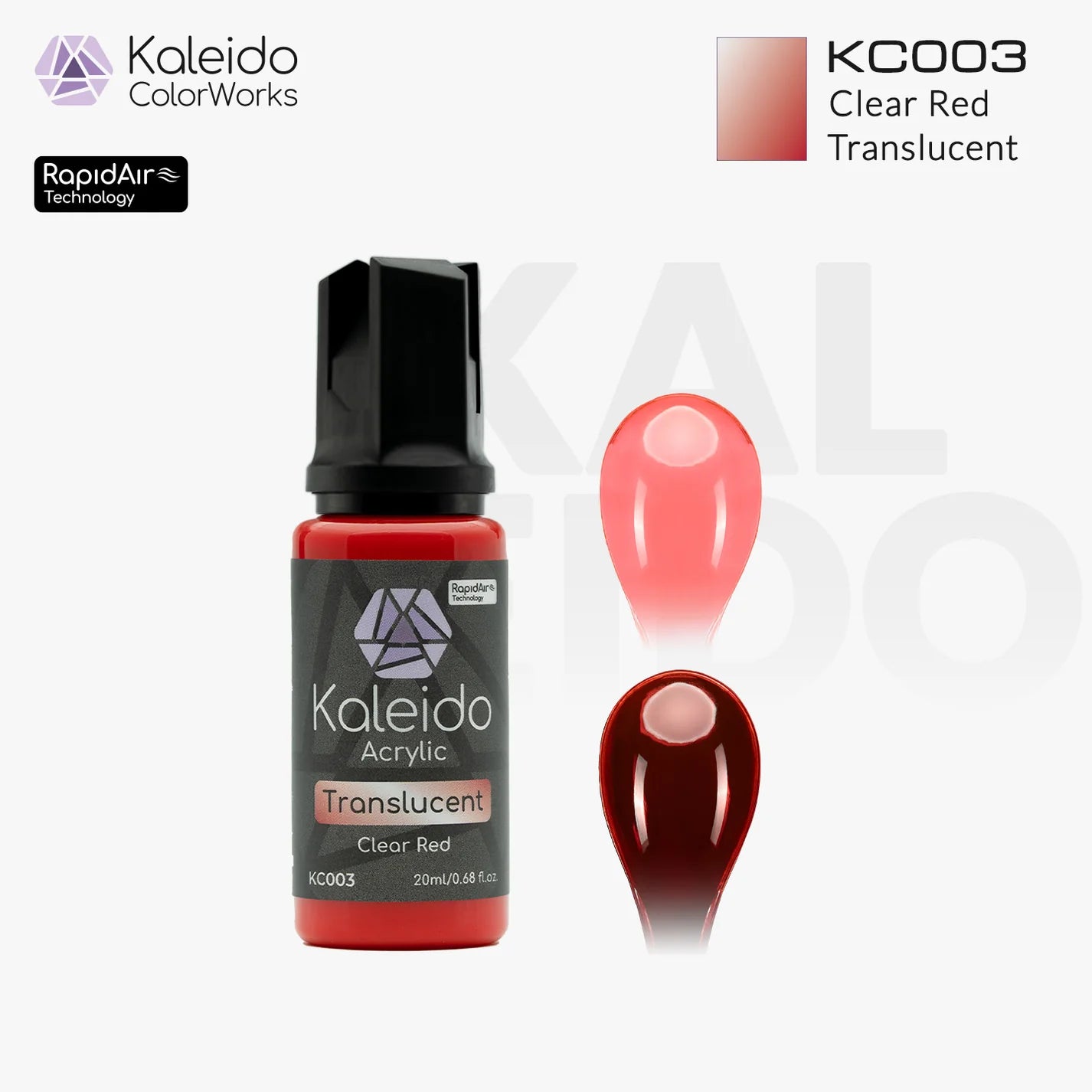Selection of Kaleido Gaahleri Airbrush Paints (Gloss, Matt, Clear, Metallics)