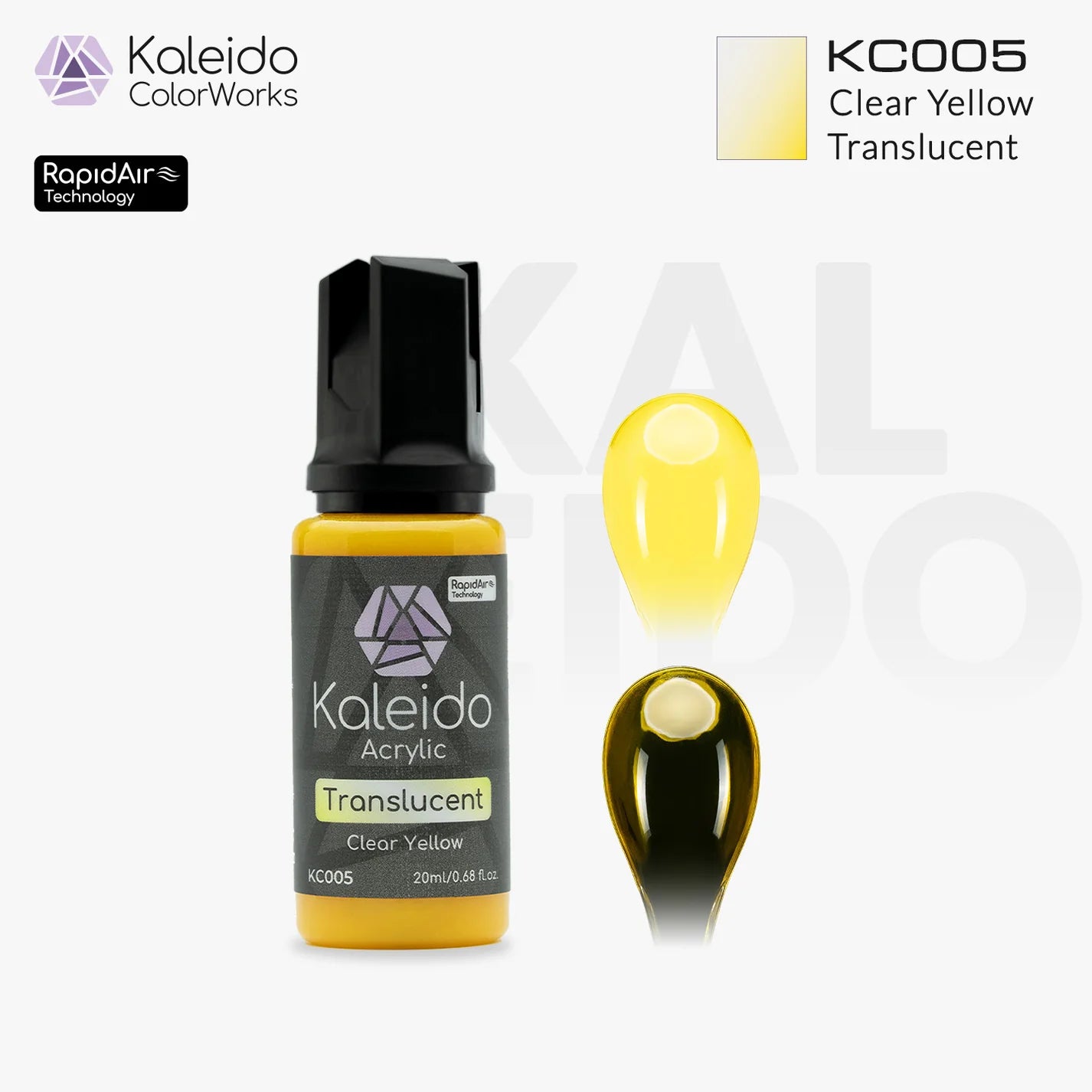 Selection of Kaleido Gaahleri Airbrush Paints (Gloss, Matt, Clear, Metallics)