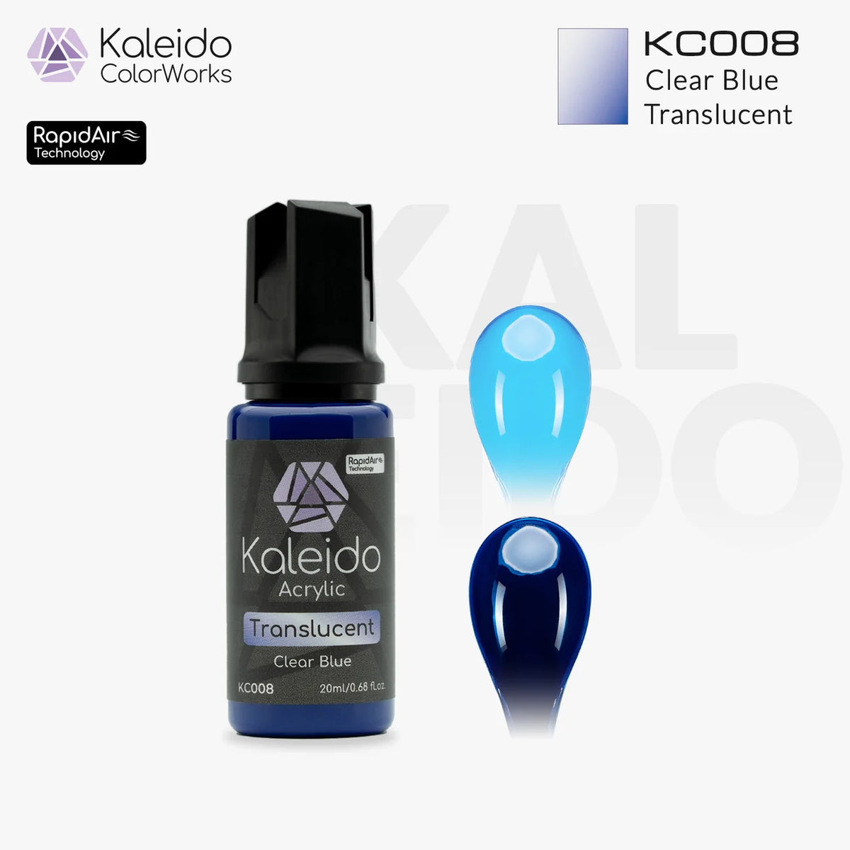 Selection of Kaleido Gaahleri Airbrush Paints (Gloss, Matt, Clear, Metallics)