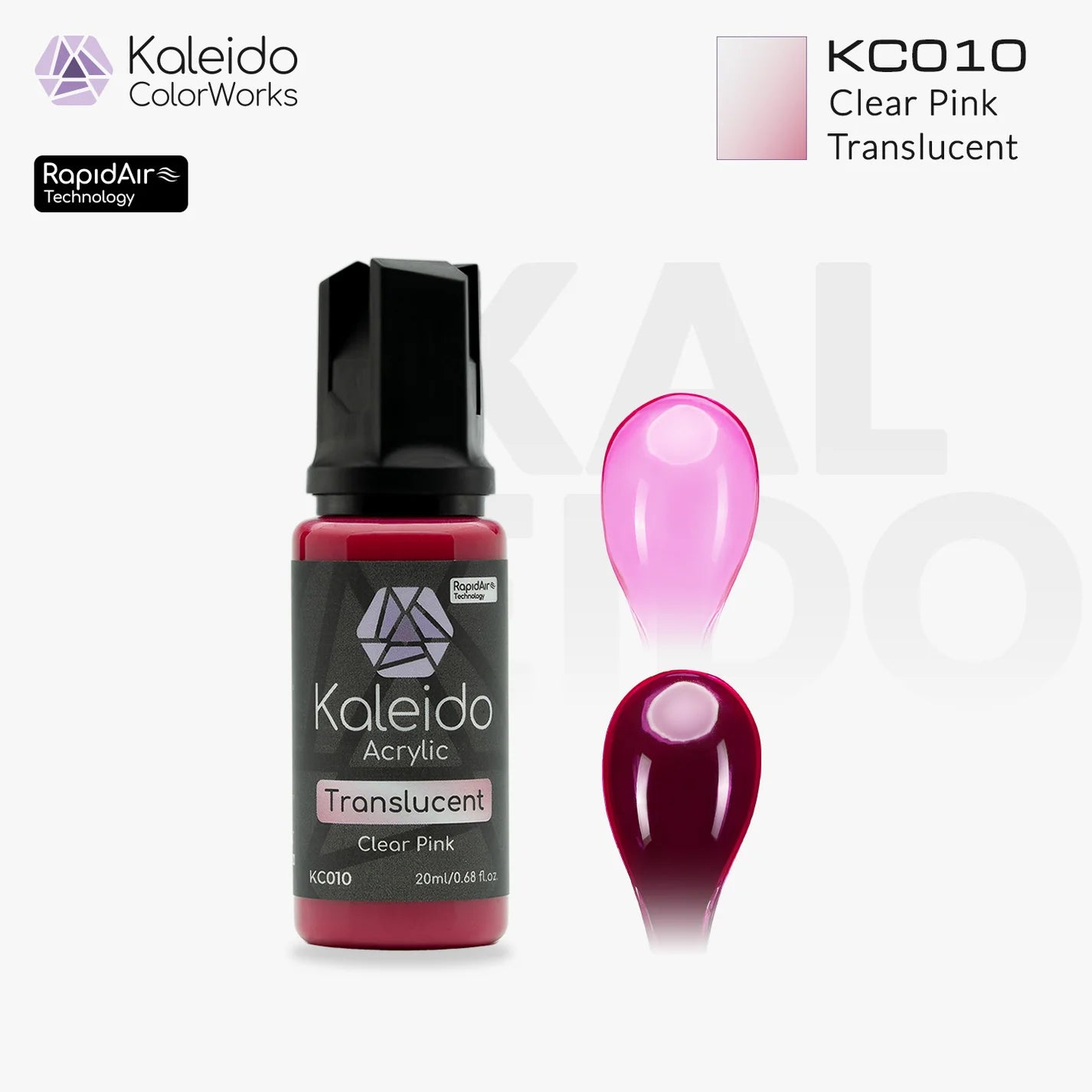 Selection of Kaleido Gaahleri Airbrush Paints (Gloss, Matt, Clear, Metallics)
