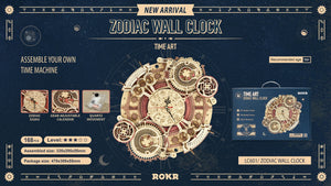Zodiac Wall Clock - Hobby Sense