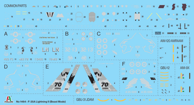 1/72 F35A Lightning II CTOL version (Beast Mode) - Hobby Sense