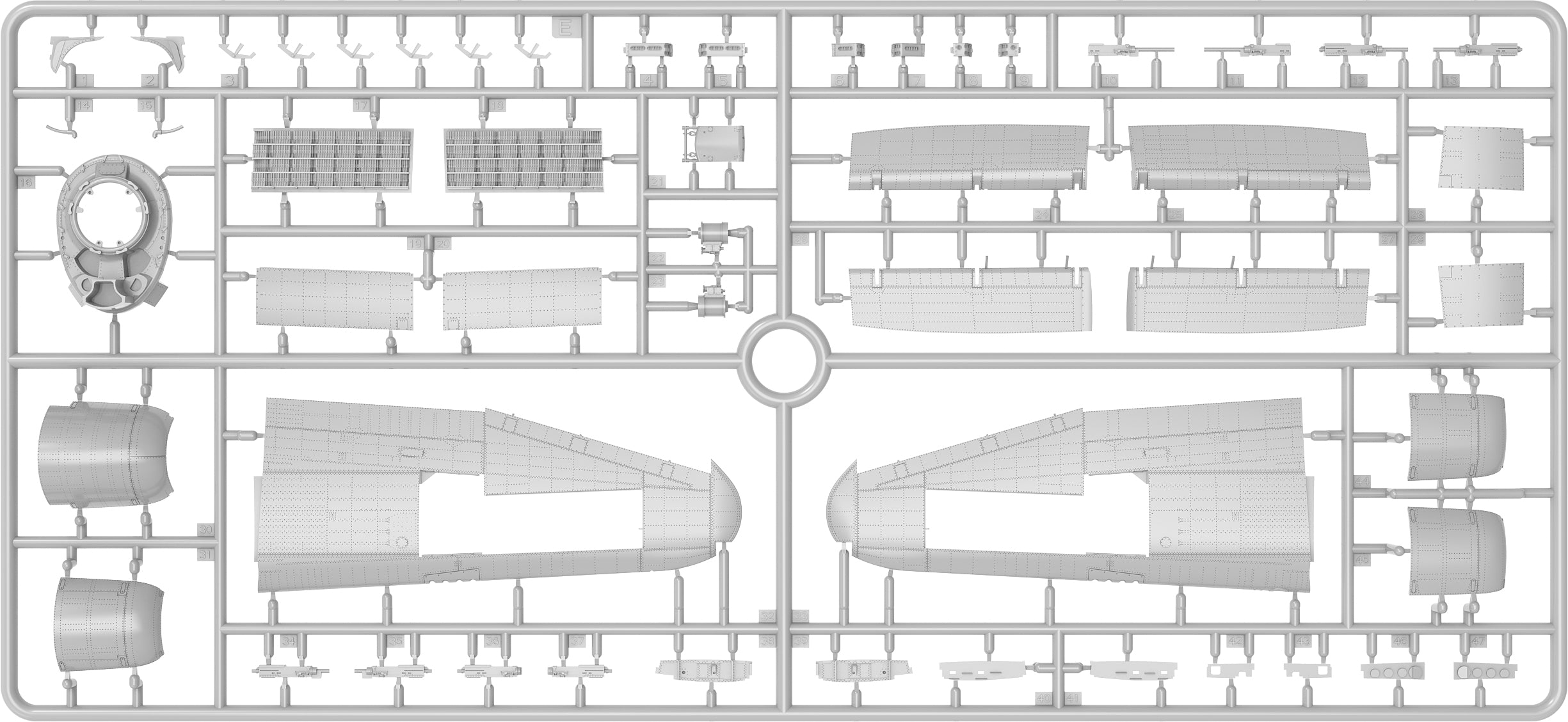 1/48 Thunderbolt P47D-10RE Razorback, Advanced Kit - Hobby Sense