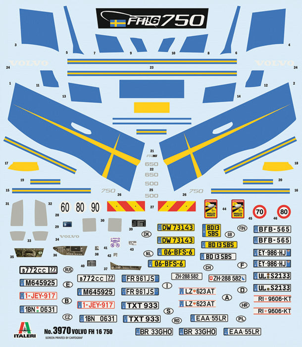 Italeri 1/24 Volvo FH16 Medium Roof - Hobby Sense