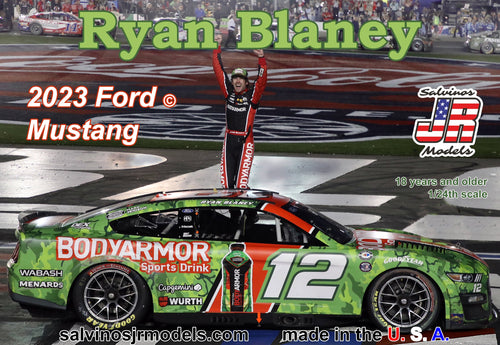 1/24 Team Penske, Ryan Blaney 2023 Ford Mustang 600 Winner - Hobby Sense