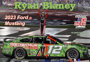 1/24 Team Penske, Ryan Blaney 2023 Ford Mustang 600 Winner - Hobby Sense
