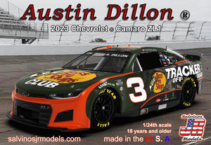 1/24 Richard Childress Racing, Austin Dillon, 2023 Next Gen Bass Pro Shop Chevrolet Camaro - Hobby Sense