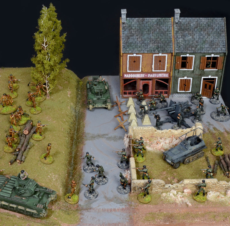 1/72 WWII 1940 Battle of Arras Rommel's Offensive Battle Set - Hobby Sense