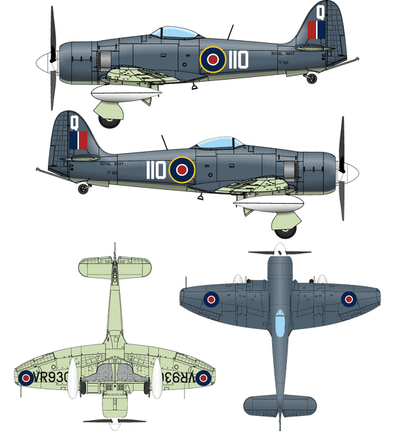 DBMK 1/32 Hawker Sea Fury FB.11 w/Canadian Markings