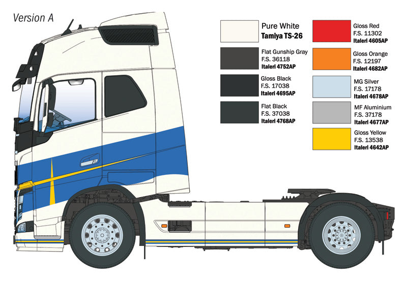 Italeri 1/24 Volvo FH16 Medium Roof - Hobby Sense