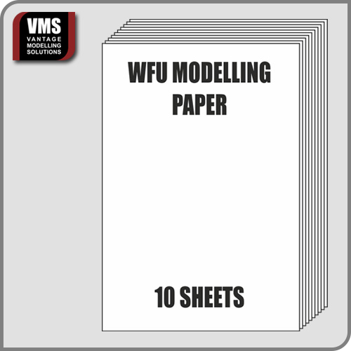 Modeling Paper, 10 Sheets - Hobby Sense