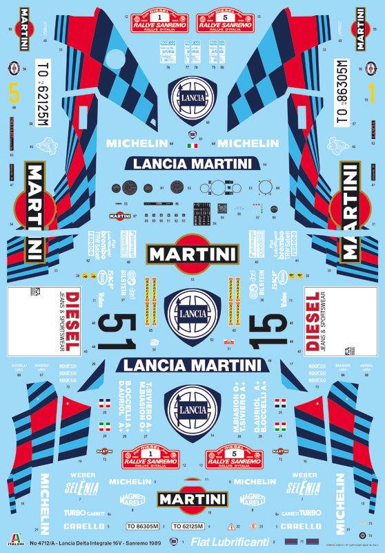 1/12 Lancia Delta HF Integrale Sanremo 1989 - Hobby Sense